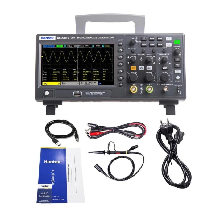 Hantek DSO2C10 2 Kanal Dijital Osiloskop 100MHz 1GS/s