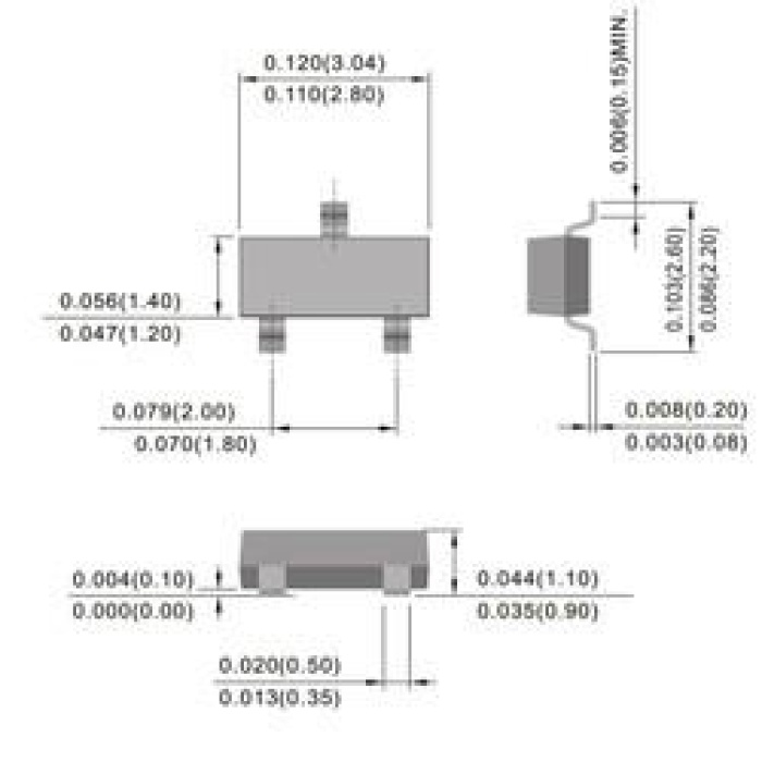 BC856B Smd Transistör Sot-23 - PNP