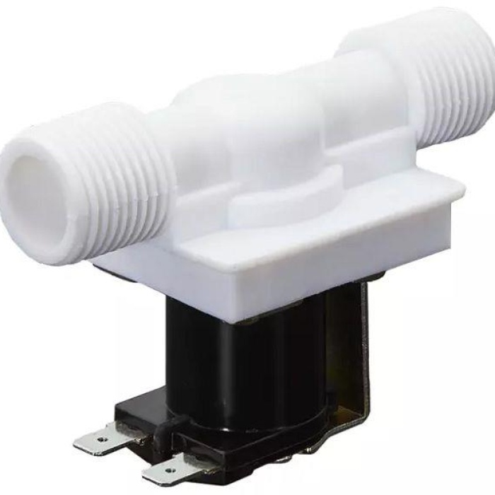 Plastik 12 V Solenoid Su Valfi 1.27cm Çap