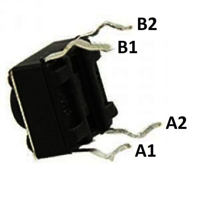 6x6 4.5mm Tach Buton (4 Bacak)