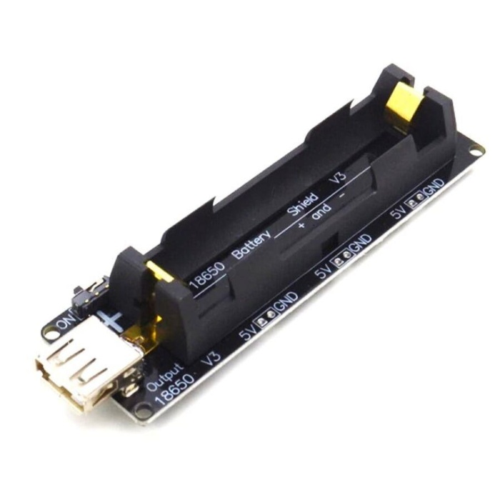 18650 Lityum Pil Yuvası V3 - USB A