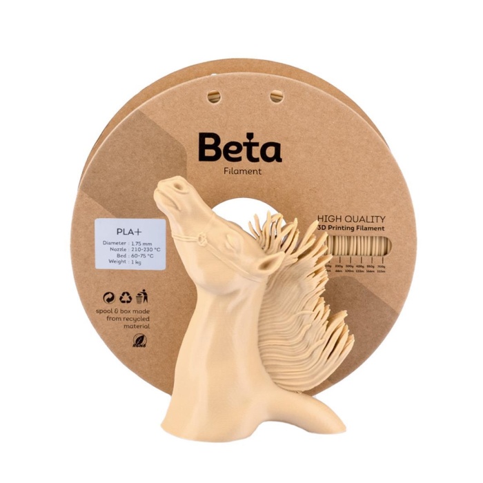 Beta PLA+ Filament Natural Skin