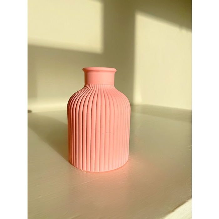 İskandinav Tasarım Dekoratif Vazo Pastel Tonları - Pembe