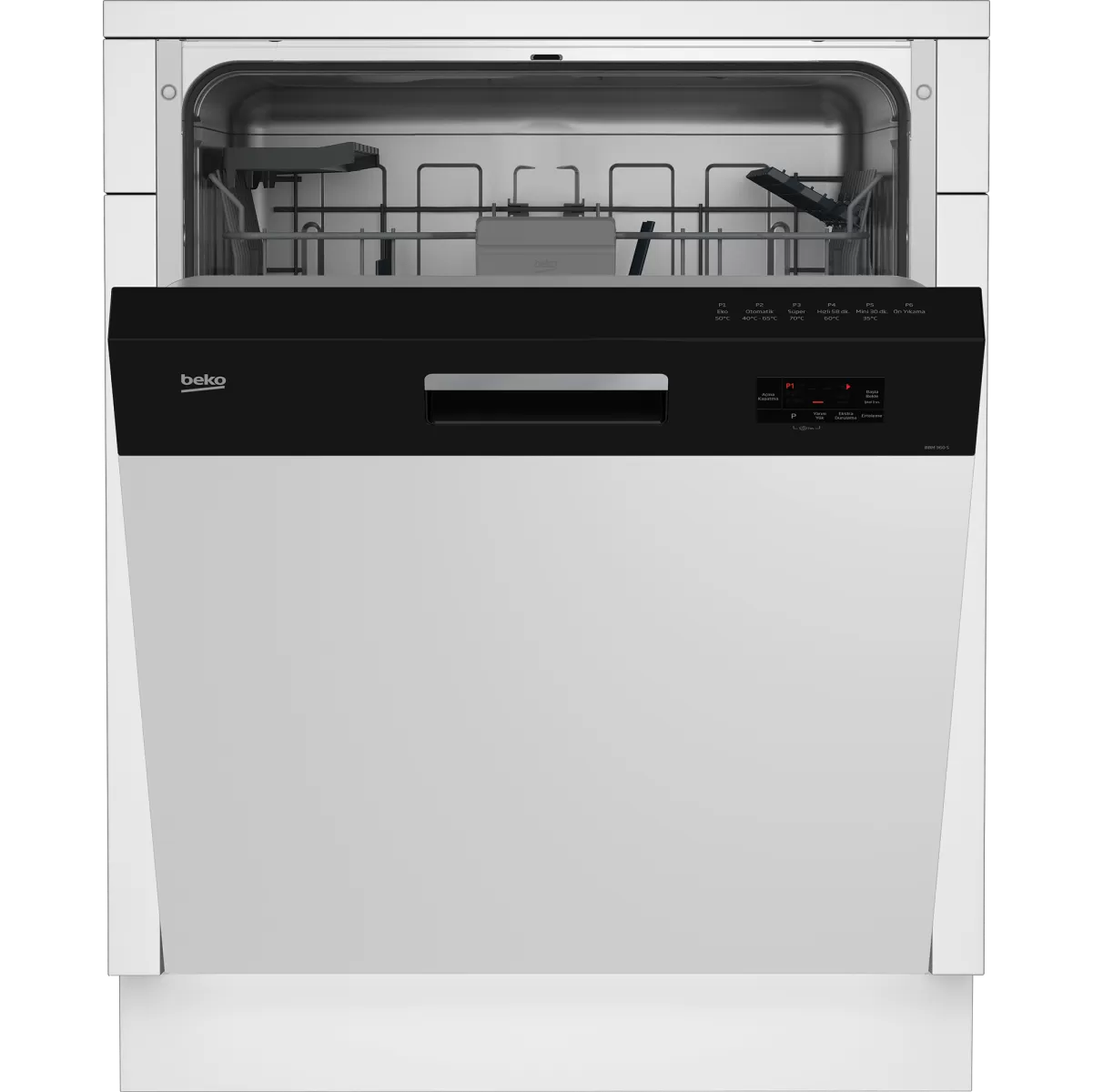 Beko BBM 360 S Yarı Ankastre Bulaşık Makinesi