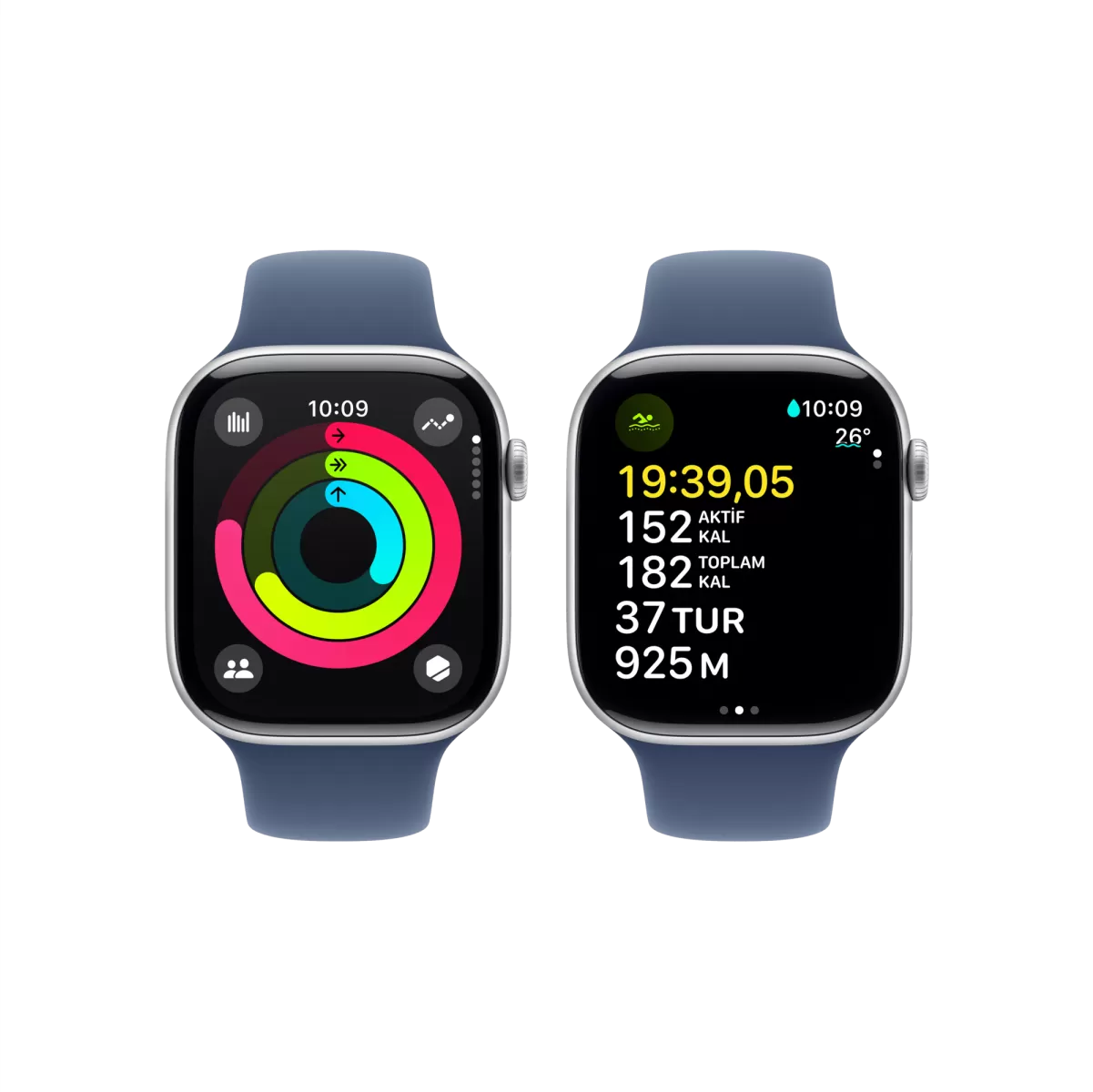 APPLE Apple Watch 10 GPS 46mm Gümüş SB-M/L Akıllı Saat