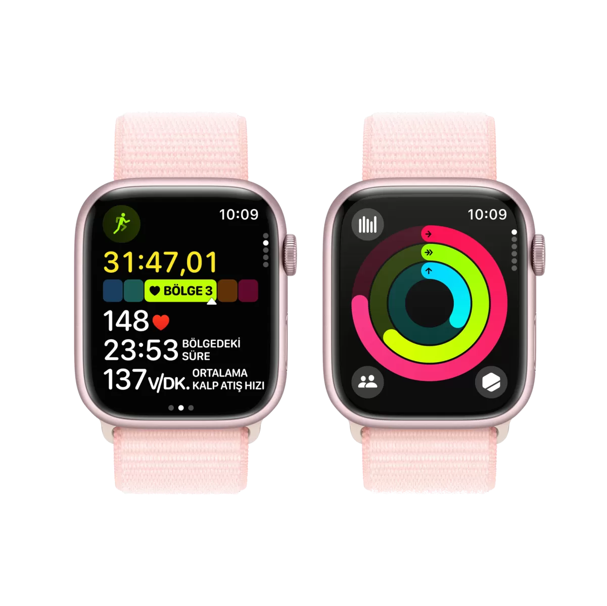 APPLE Apple Watch S9 45mm Pembe SL Akıllı Saat