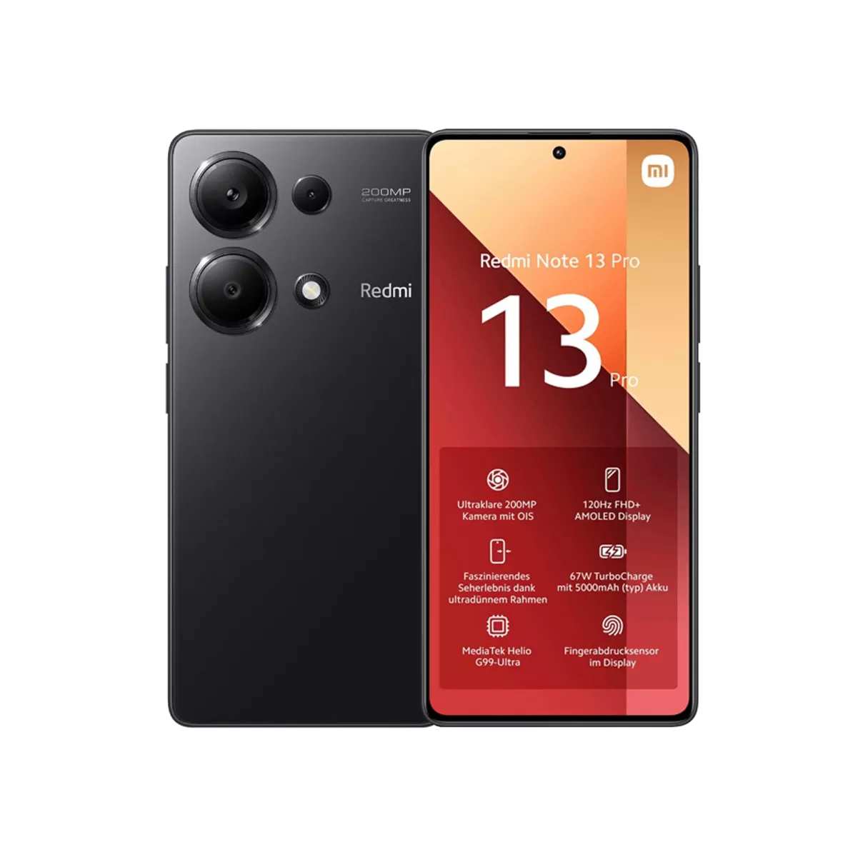 XIAOMI Xiaomi Redmi Note 13 Pro 8/256GB Siyah Android Telefon Modelleri
