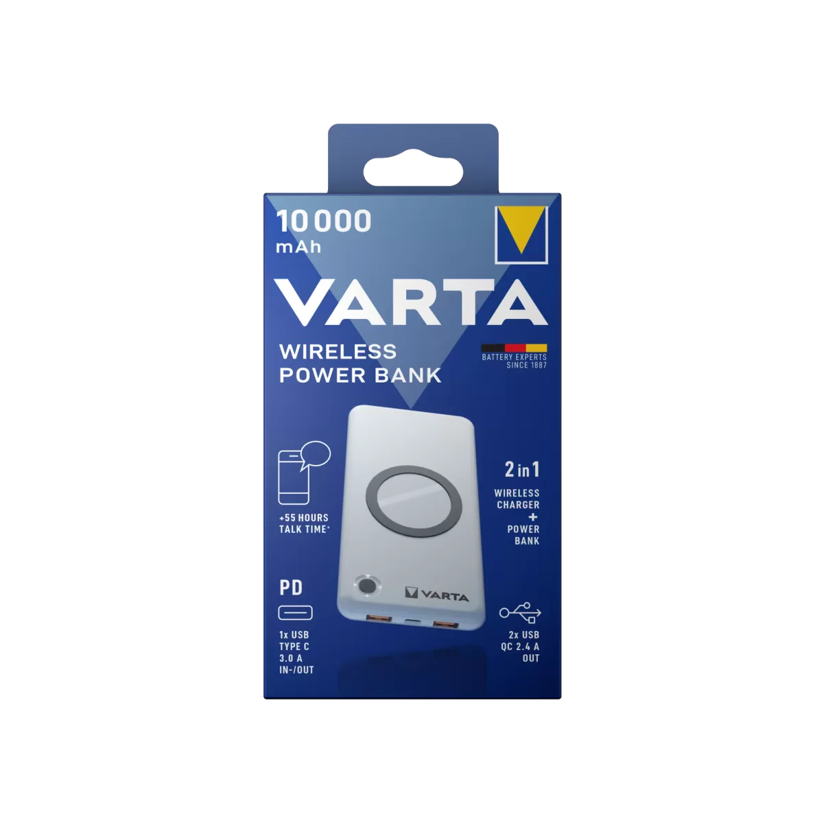 Varta VARTA Wireless Powerbank 10000mAh Powerbank