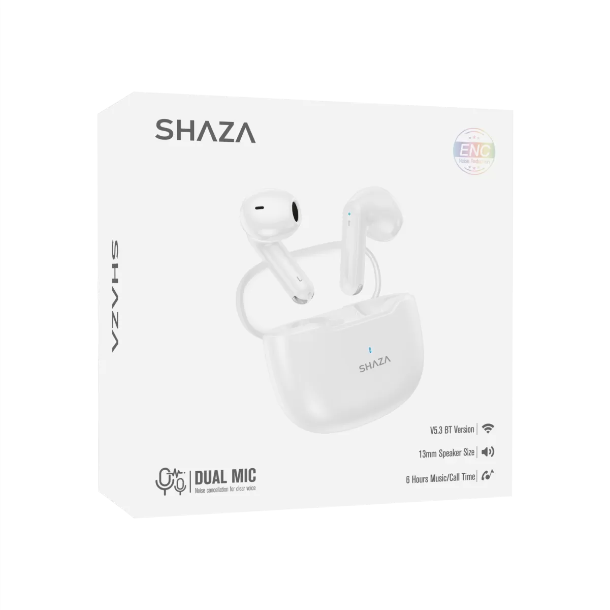 SHAZA SHAZA Air7 Bluetooth Kulaklık Beyaz Kulaklık