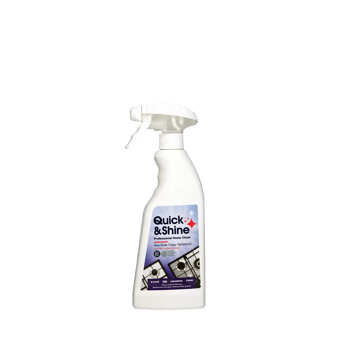 Quick & Shine Inoks Ocak Temizleyici Ocak ve Fırın Temizlik ve Bakım Ürünleri