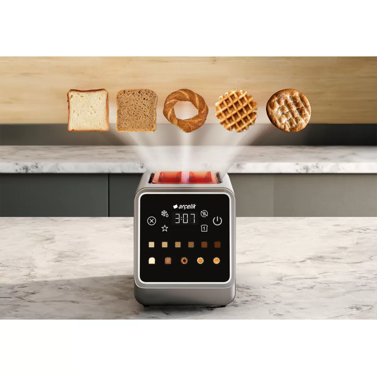 ARÇELİK EK 6521 Ekmek Kızartma Makinesi
