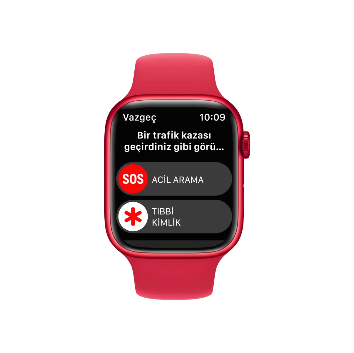 APPLE Apple Watch Series 8, 45mm Kırmızı Akıllı Saat