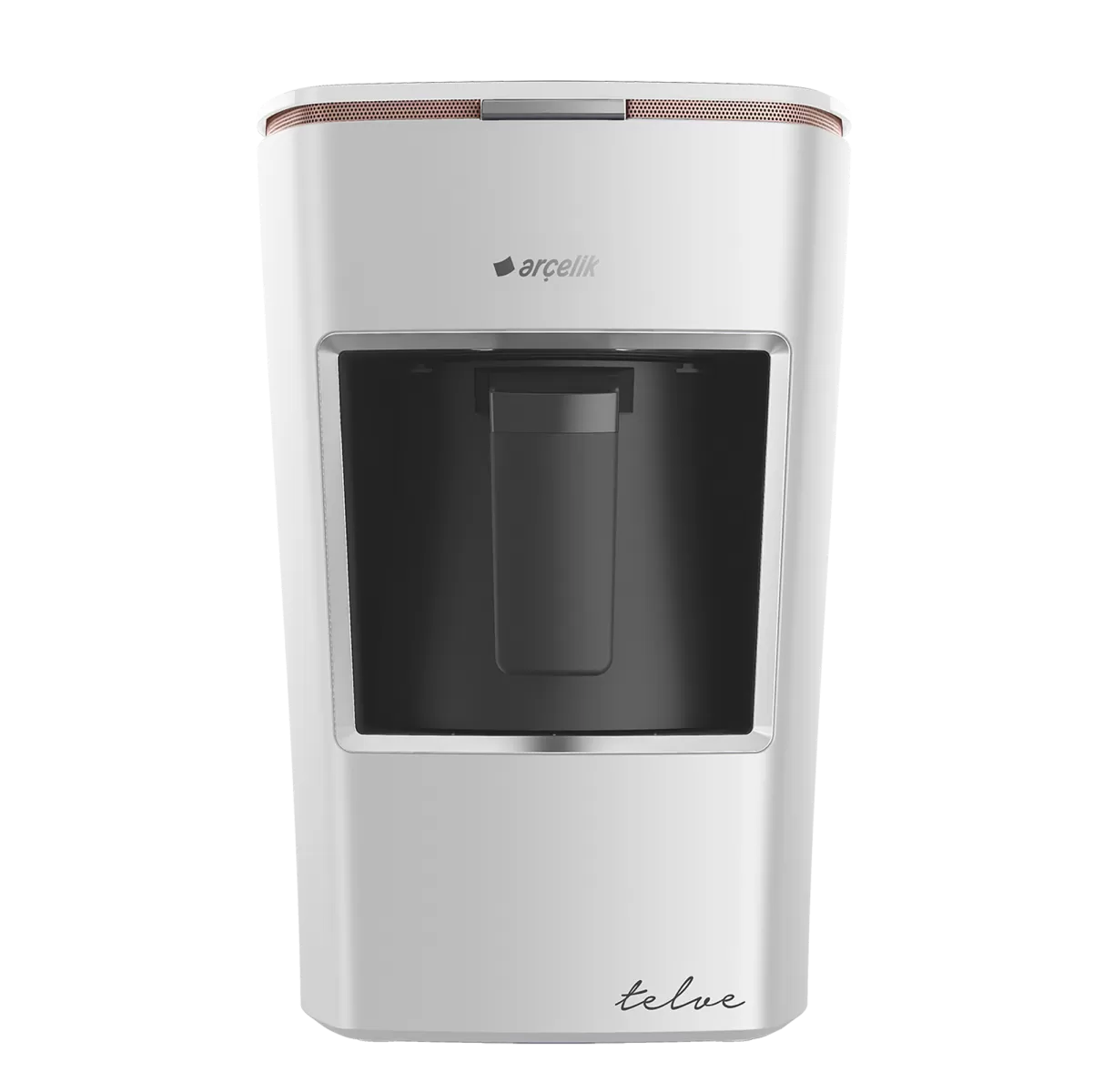 ARÇELİK K 3300 Mini Telve Beyaz Türk Kahve Makinesi