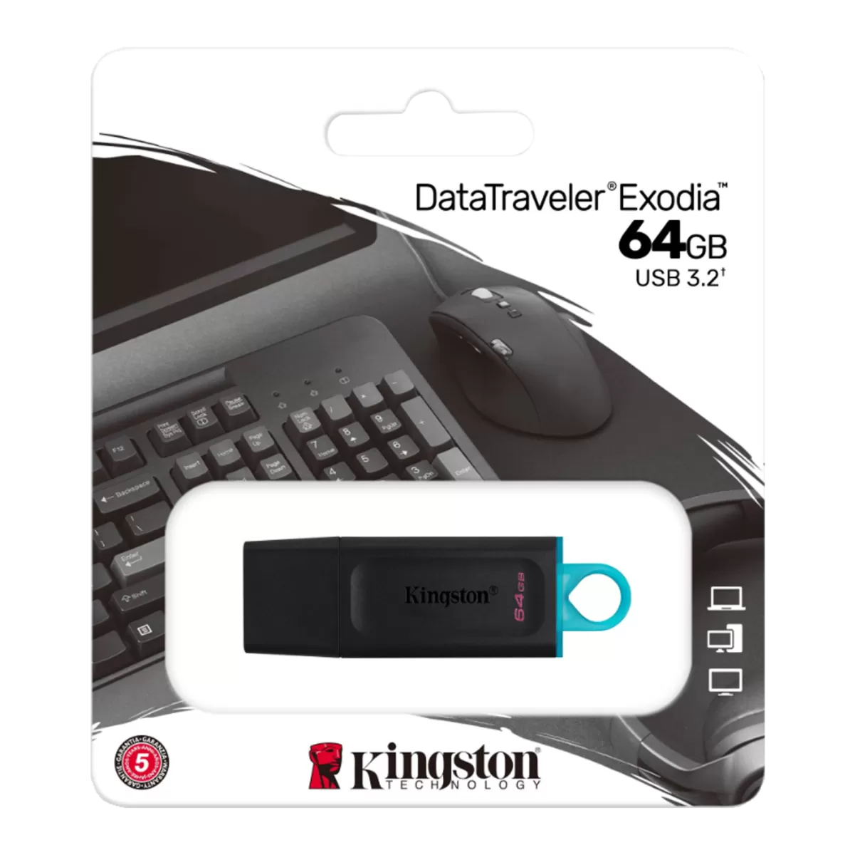 KINGSTON Kingston 64 GB USB Bellek - DTX/64GB  Bilgisayar Çevre Birimleri