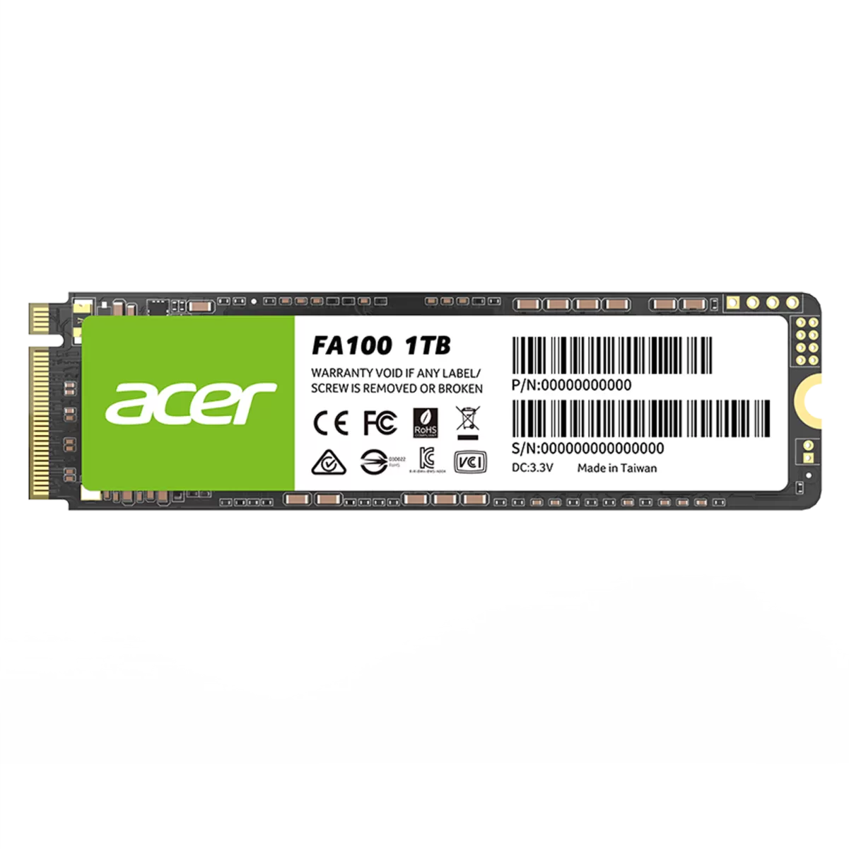 ACER Acer FA100 PCIe NVMe 1TB Bilgisayar Çevre Birimleri