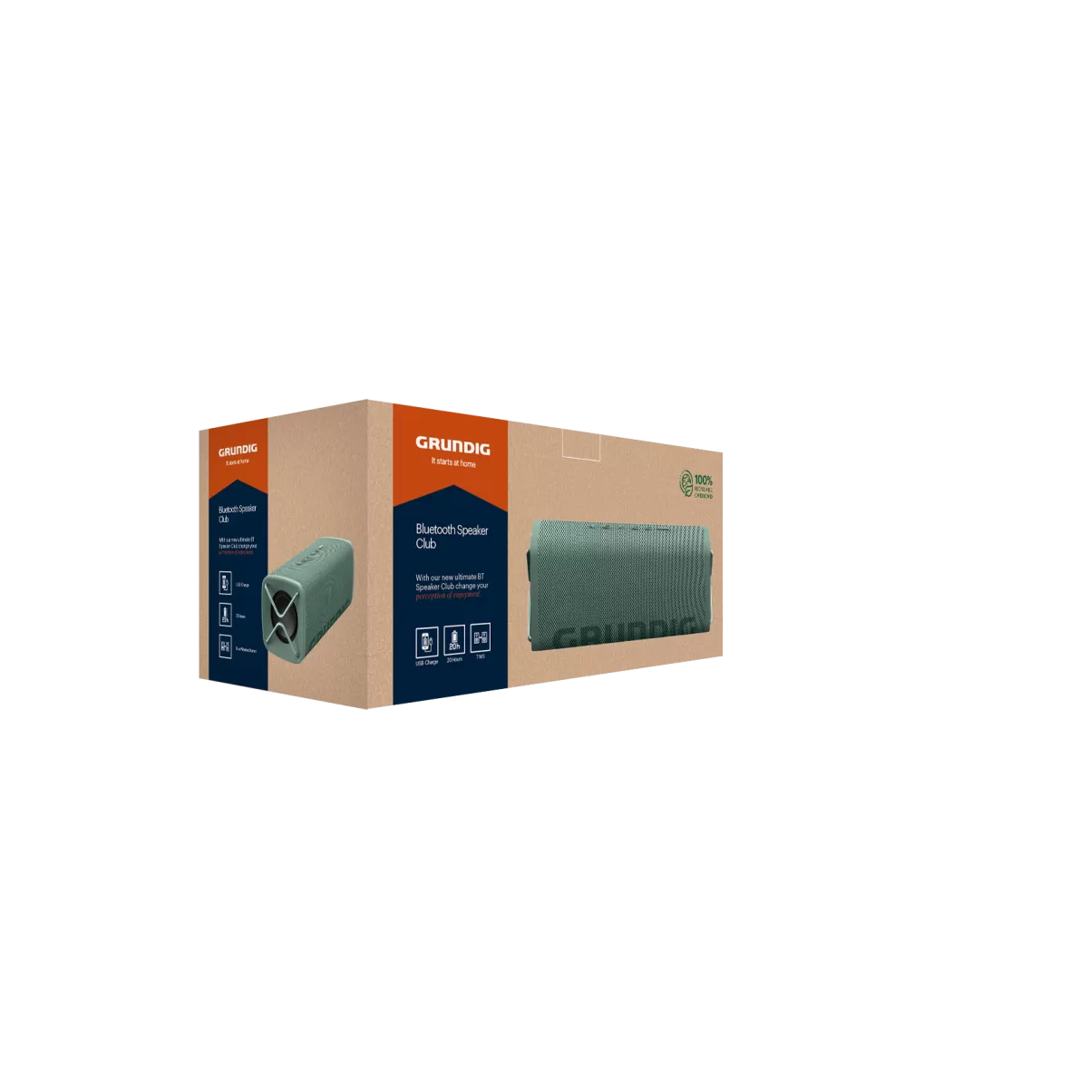 GRUNDIG Club BT Hoparlör Yeşil Hoparlör