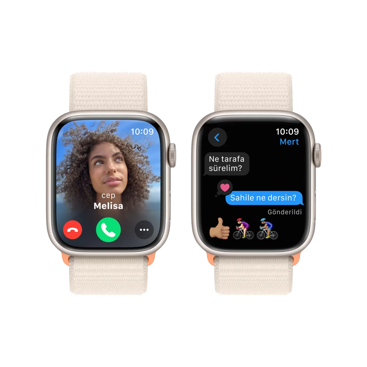 APPLE Apple Watch S9 45mm Yıldız Işığı SL Akıllı Saat