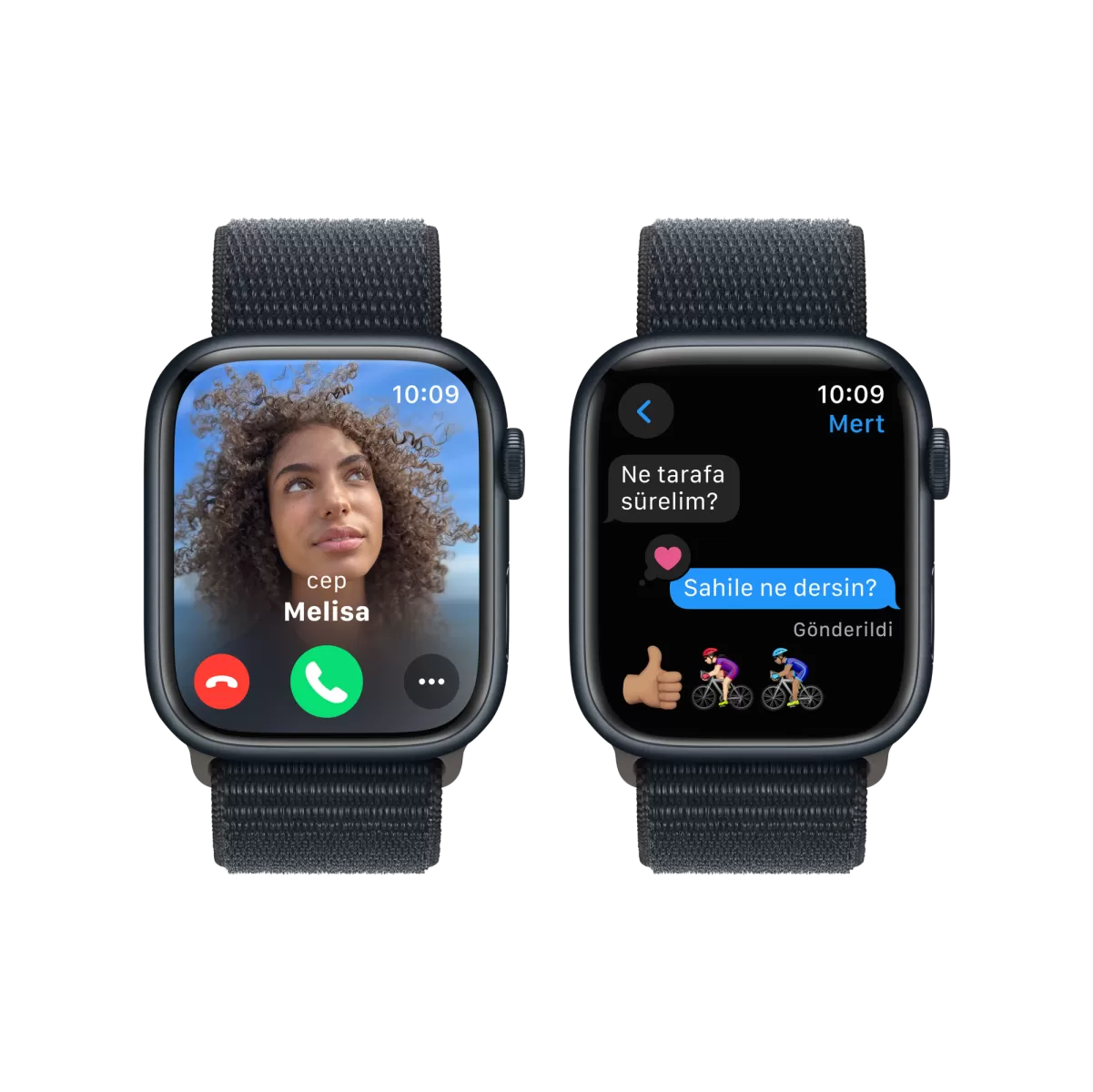 APPLE Apple Watch S9 45mm Gece Yarısı SL Akıllı Saat