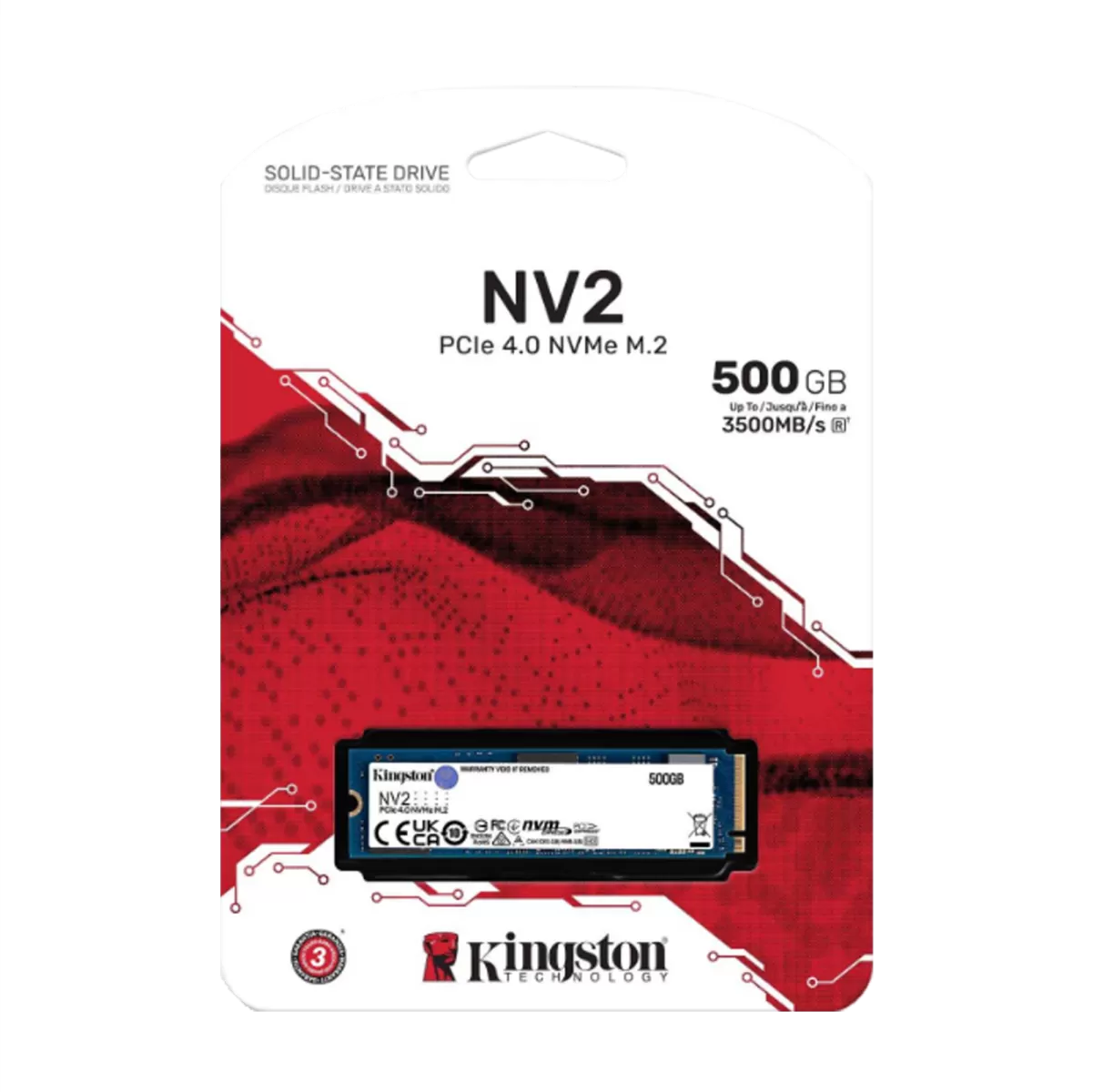 KINGSTON Kingston 500 GB Dahili SSD - SNV2S/500G Çevre Birimleri