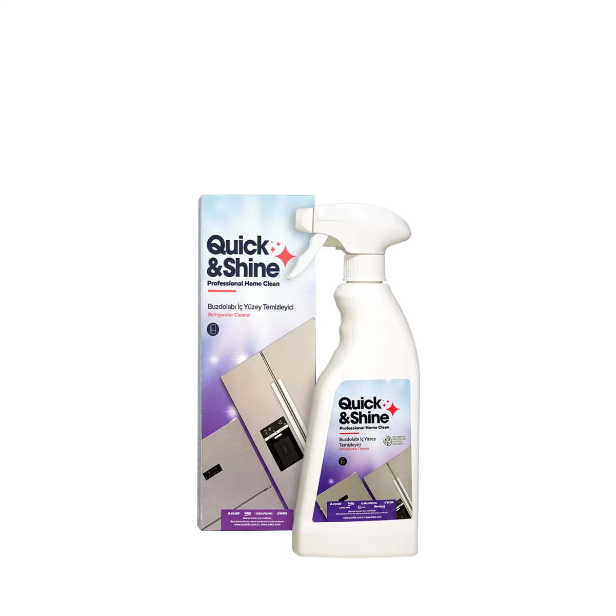 Quick & Shine Buzdolabı İç Yüzey Temizleyicisi Buzdolabı Temizlik ve Bakım Ürünleri