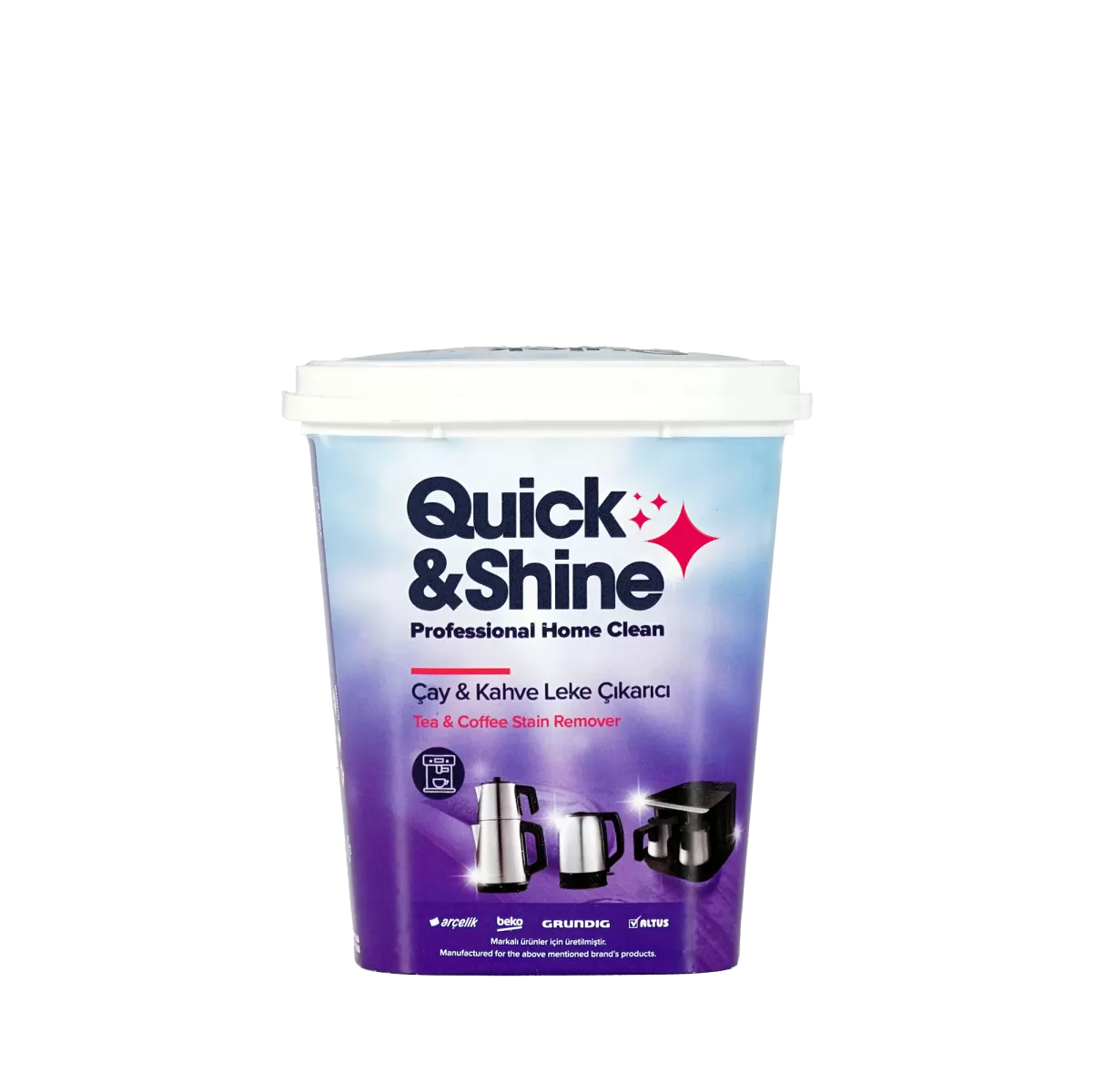 Quick & Shine Çay & Kahve Makinesi Temizleyici Küçük Ev Aleti Temizlik ve Bakım Ürünleri