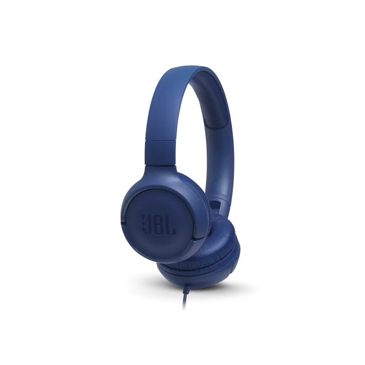 JBL JBL T500 Kablolu Mik. Kulaklık Mavi Kulaklık