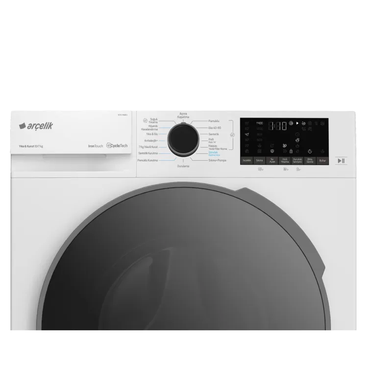 ARÇELİK 1070 YKMX I 10 Kg Çamaşır Makinesi