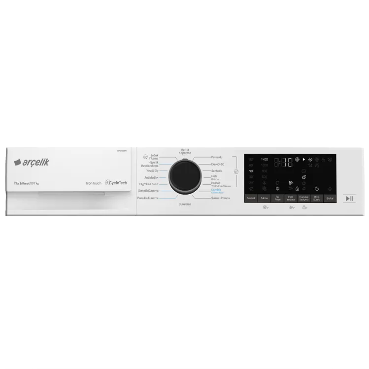 ARÇELİK 1070 YKMX I 10 Kg Çamaşır Makinesi