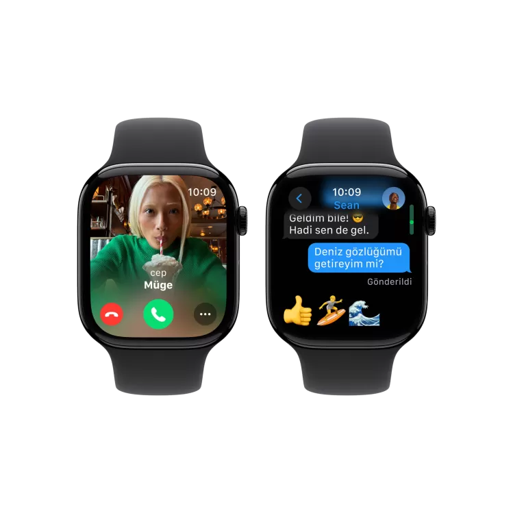 APPLE Apple Watch 10 GPS 42mm Siyah SB-S/M Akıllı Saat