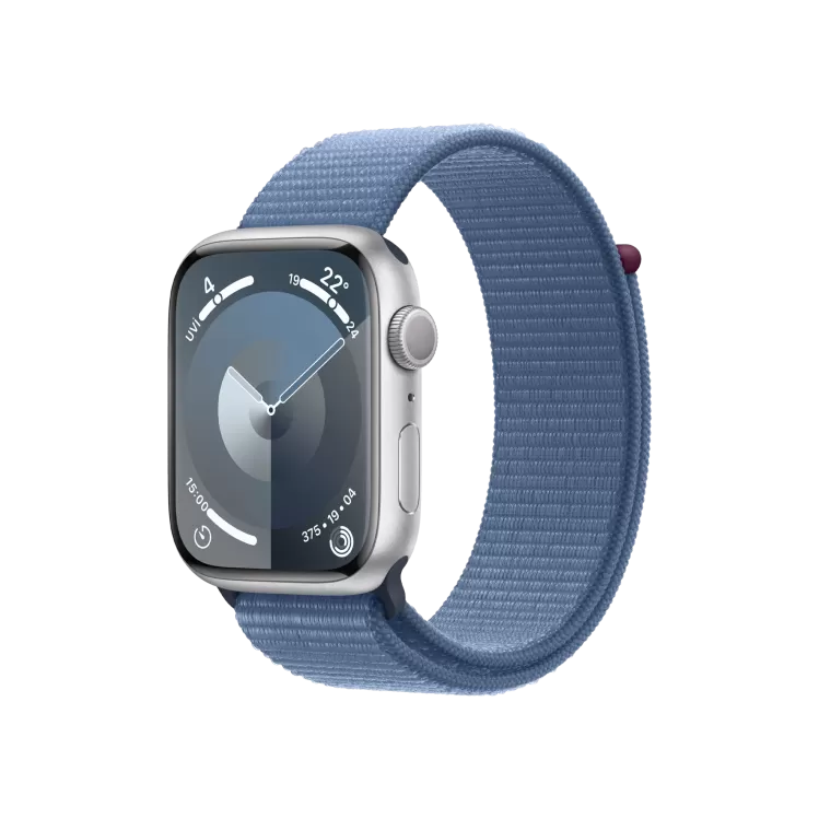 APPLE Apple Watch S9  41mm Gümüş   Kış Mavi SL Akıllı Saat