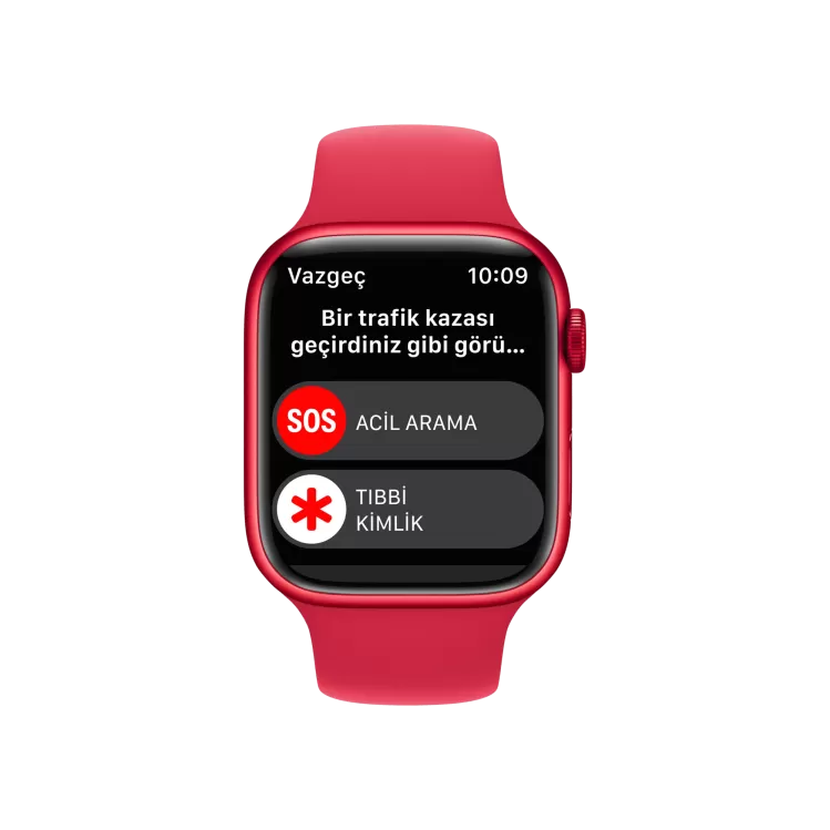 APPLE Apple Watch Series 8, 45mm Kırmızı Akıllı Saat