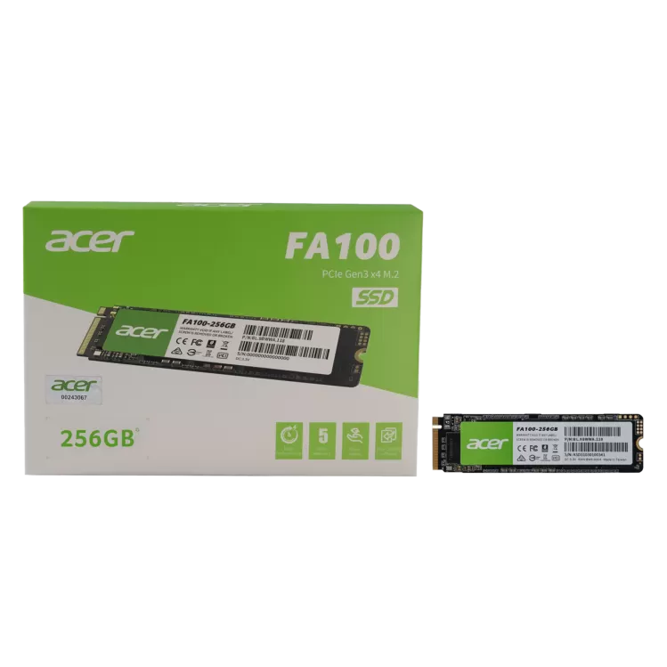 ACER Acer FA100 PCIe NVMe 256GB Bilgisayar Çevre Birimleri