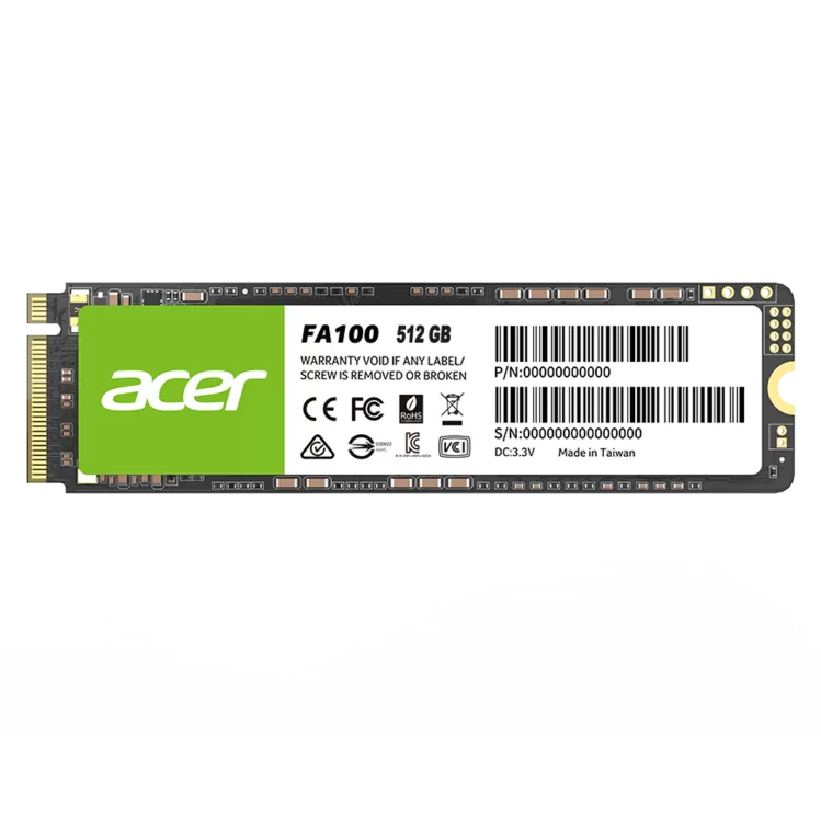 ACER Acer FA100 PCIe NVMe 512GB Bilgisayar Çevre Birimleri