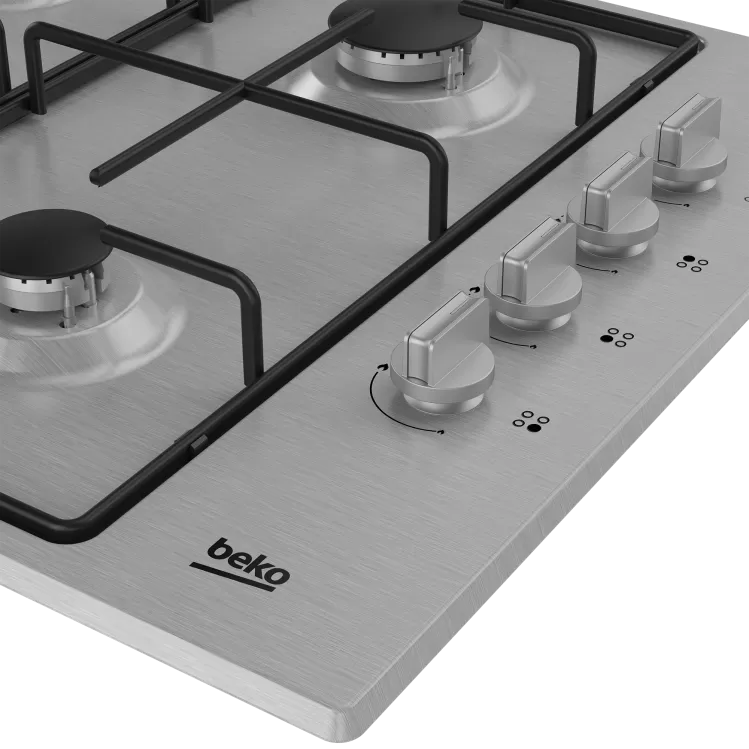 Beko BOMD D 6110 EI Gazlı Inoks Metal Tablalı Ocaklar