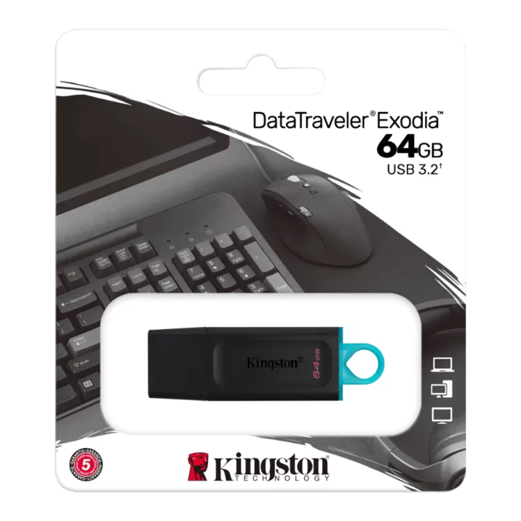 KINGSTON Kingston 64 GB USB Bellek - DTX/64GB  Çevre Birimleri