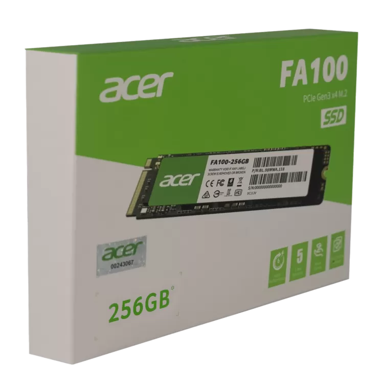ACER Acer FA100 PCIe NVMe 256GB Çevre Birimleri