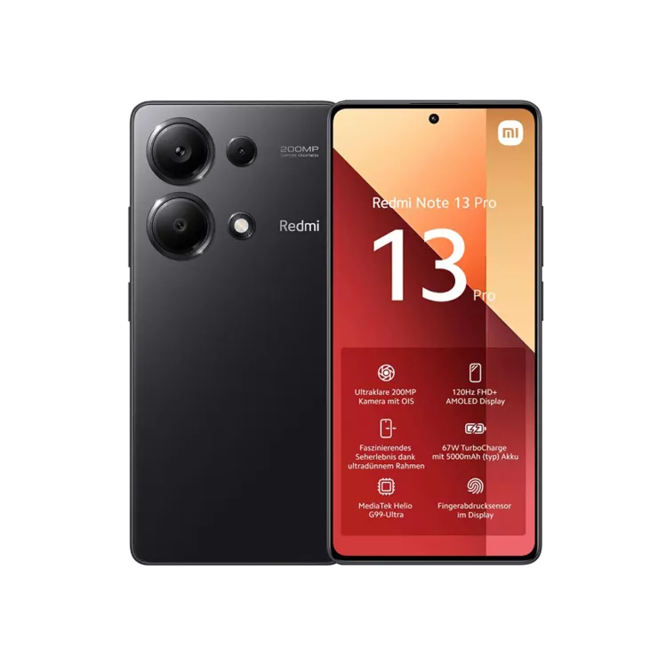 XIAOMI Xiaomi Redmi Note 13 Pro 8/256GB Siyah Android Telefon Modelleri