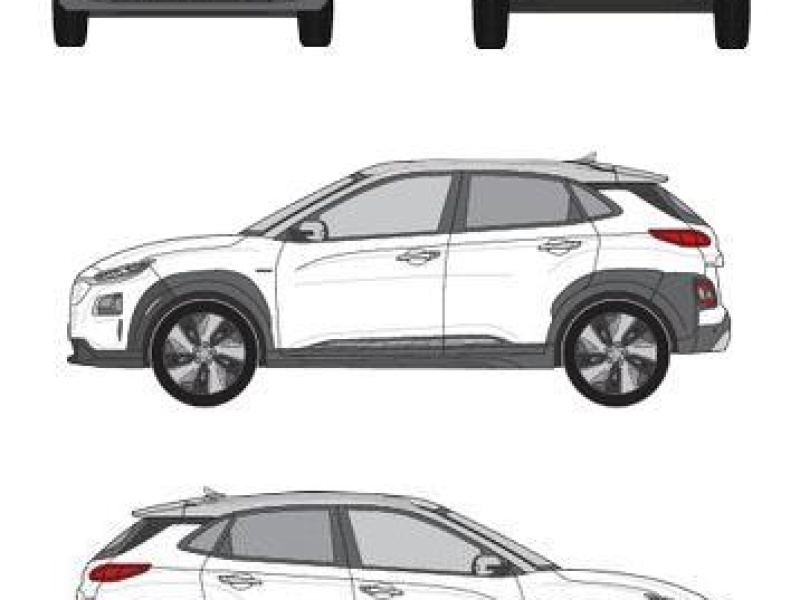 935-825 Hyundai Kona 5d (I - standard roof) (2017-->)