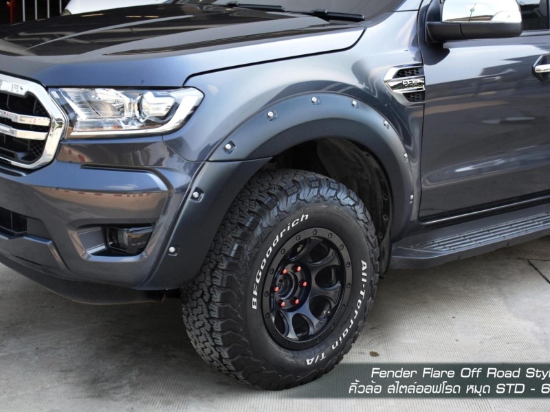 STD 6 OFF ROAD FENDER FLARE FORD WOLFTRAK - XLT