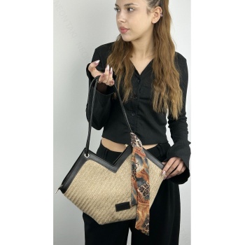 Fular Detaylı Omuz ve El Çantası 59