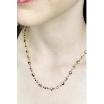 Y Kolye, Paslanmaz Çelik Kolye 417, Altın Renk