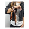 Çok Renkli, Piliseli (KATLAMALI), Fular 22, Piliseli Ölçü 48cmx48cm