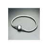 Charm Taşıyıcı Paslanmaz Bileklik 141, Küre Klipsli 17cm