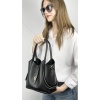 Yavrulu Yumuşak Deri Ayarlanabilir Askılı Kadın Çanta Siyah,67