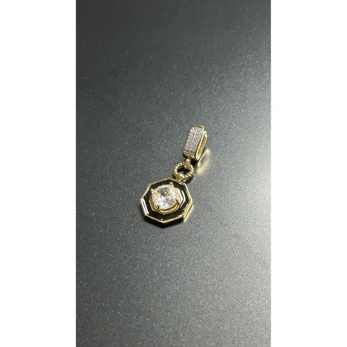 Zirkon Taşlı, Paslanmaz Çelik Ajda Charm 9, Kasa Altın Renk