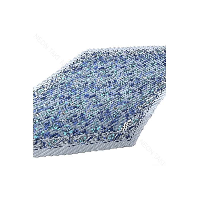 Çok Renkli, Piliseli (KATLAMALI), Fular 19, Piliseli Ölçü 48cmx48cm