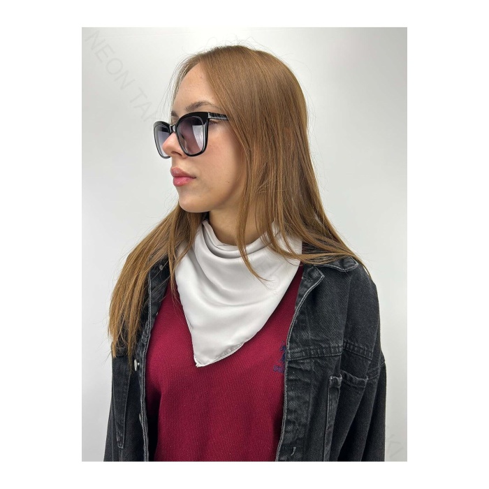 Açık Gri Renk, Fular 11, 57cmx57cm