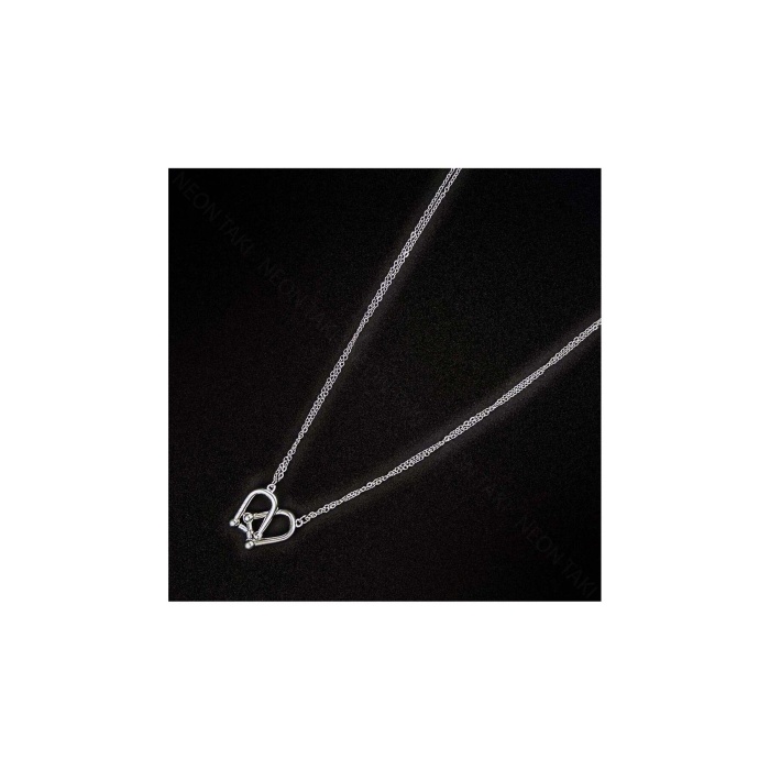 Kolye, Kararmayan Paslanmaz Çelik, Gümüş Renk, Model165