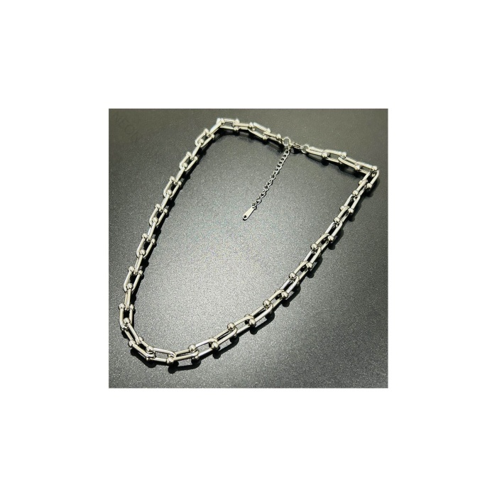 Kolye, Kararmayan Paslanmaz Çelik, Gümüş Renk, Model224