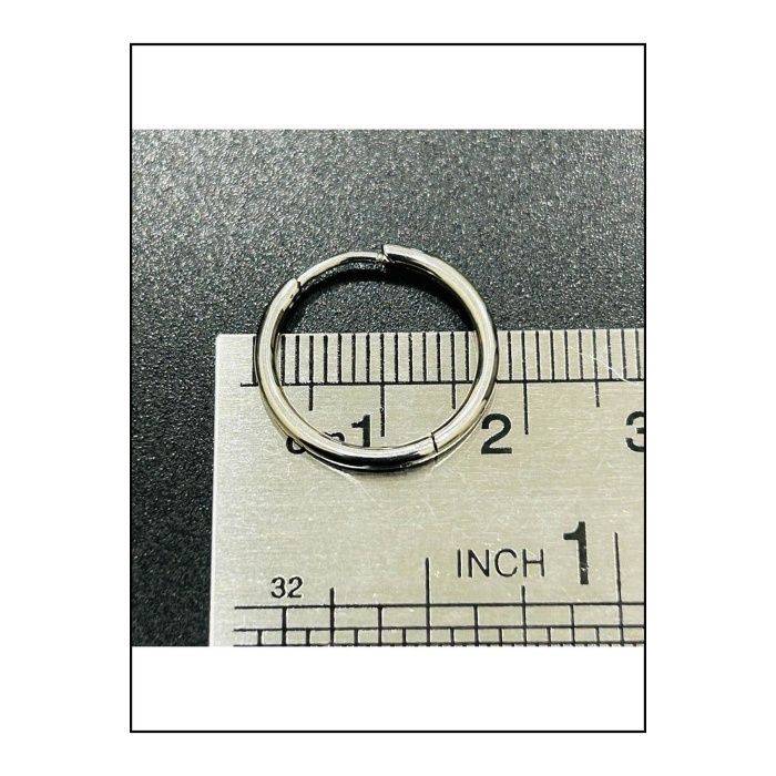 Küpe, Kararmayan Paslanmaz Çelik, Halka Model, Gümüş Renk, Model423